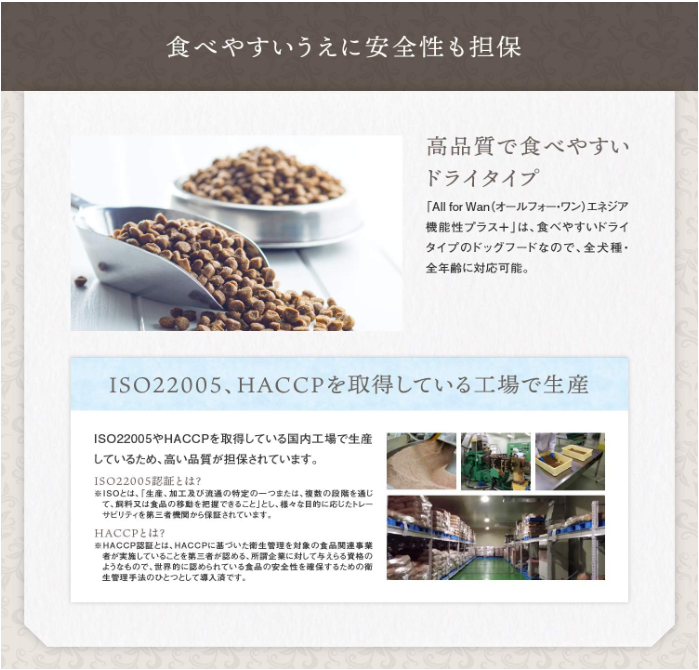 All for Wan（オールフォーワン) ドッグフード 国産1.6kg　2袋 All for Wan（オールフォーワン) ドッグフード 国産1.6kg2袋